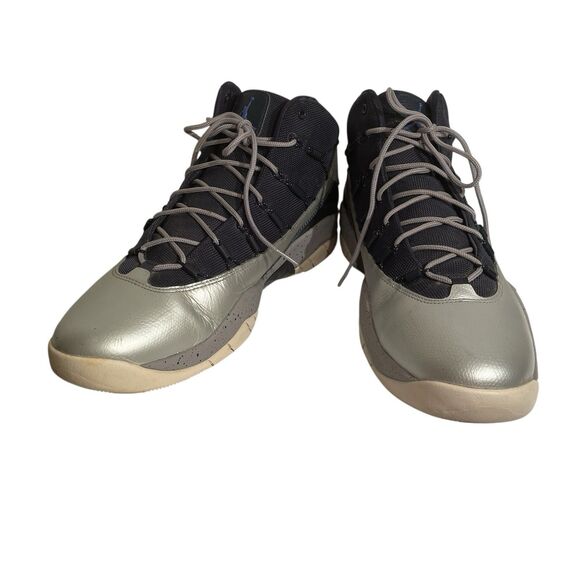 Men’s Nike Air Jordan Flight Shoes. Navy And Gray. Size 12 - Picture 1 of 10